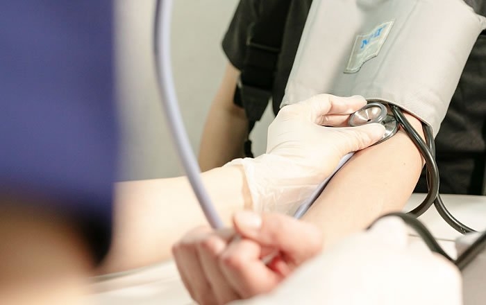 問診と健康状態の確認